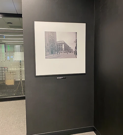 Gallery photo installation